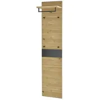MONDO Garderobenpaneel Aralia ¦ holzfarben ¦ Holzwerkstoff ¦ Maße (cm): B: 42 H: 183 T: 27.0
