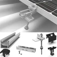 K2 Systems SingleRail Set für 3 Module auf Welldach PV Unterkonstruktion