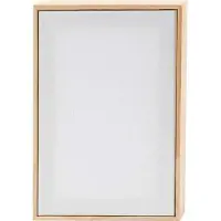 Creativ Company Stretched Canvas with Frame - size 15,8x23,8 cm - 280 g - white (257320)