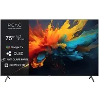 PEAQ PTV 75GQU-5025C AG TV (Flat, 75 Zoll / 189,0 cm, QLED 4K, SMART TV)