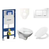 Ceramia Geberit Wand-WC Set für Vorwandmontage + S-Line Pro WC 111.300.00.5NR5