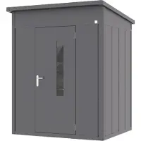 PRIMEYARD 180 x 158 cm Gerätehaus, anthrazit - (GFPV00909)
