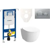 Vitra Geberit Wand-WC Set für Vorwandmontage + Shift WC SIKOGES4N42