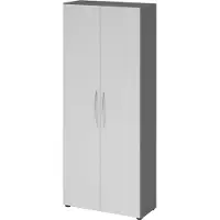 Hammerbacher Schrank 5OH 34,6cm tief BM Graphit/Grau