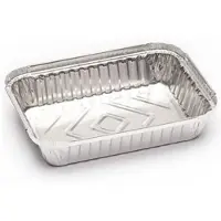 Monouso - Aluschalen Rechteckig 580ml 18,5x13,5x3cm (125 Stück)