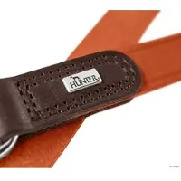 Hunter Verstellbare Führleine Lemvig 20/200, orange/dunkelbraun
