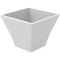 Monouso - Plastikschüssel Durable SAN "Pagoda" Weiß 88ml (6 Stück)