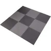 HMS Puzzle-Mattenset 9-teilig 180x180cm Bodenschutzmatte Fitnessmatte 12mm