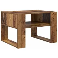 vidaXL Couchtisch Altholz 66 x 53 x 45 cm Holzwerkstoff