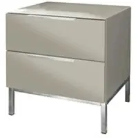 Möbel Kraft Nachtkommode mit 2 Schüben ¦ beige ¦ Maße (cm): B: 45 H: 46 T: 40.0