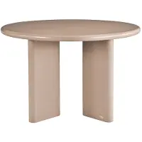 Vente-unique Runder Esstisch für 4 Personen aus MDF - Braun - LUKAVO