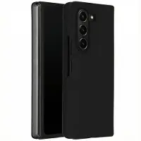 Accezz Samsung Galaxy Z Fold 5 Hülle - Silikon - - Backcover/Soft Case - Schwarz