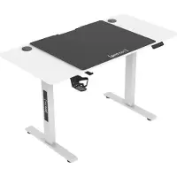 Helloshop26 Büro-Elektro - - Modell 120 - Höhenverstellbar - 4 Rollen - Speicherfunktion