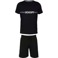 JOOP! JOOP Shorty "Core" 2 tlg. mit kurzem Arm, Rundhalsausschnitt und seitlichen Taschen