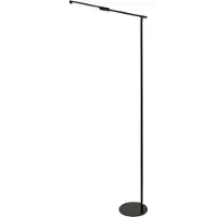 FABAS LUCE Ideal - Verstellbare schwarze LED-Stehleuchte aus Metall, H. 130 cm, - Integriertes 10-W-LED-Licht, CCT (3000 K, 4000 K, 5000 K, 6000 K)