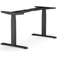 BMB Steh-Sitz Tischgestell E-MORE 2M3S GS schwarz RAL 9017 Höhe 640-1290 mm