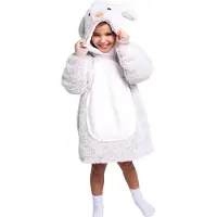 Noxxiez Hoodie Kuscheltrui Kaninchen Kinder 3-6 Jahre Fleece warm