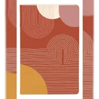 Clairefontaine 8x Terracotta, Notizheft mit Fadenbindung 11x17 cm, 32 Blatt, liniert, sortiert - 116062C