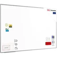 Allboards Keramik-Magnettafel emailliert P3 180x120 cm, Alurahmen