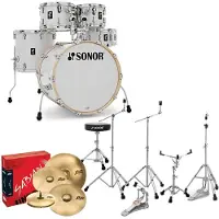 Sonor AQ2 22 5er-Pack Kessel White Pearl