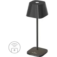 Villeroy & Boch Neapel Micro RC LED-Akkuleuchte-Schwarz ceramic-mit LED (2200K/3000K)