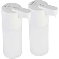 Autre 2er Set Automatischer Akku-Seifenspender, IR-Sensor, 5 Stufen, 500 ml