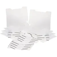 General Office 16er-Set Eckspanner-Einschlagmappen, Gummizug, Kunststoff, transparent