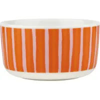 Marimekko - Oiva Piccolo Schale, 500 ml, white / pink / orange