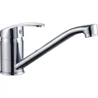 Avizar , Küchenarmatur verchromt 360° drehbar spritzarm, Silber
