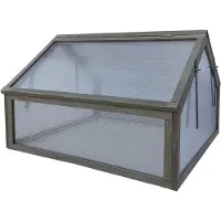 HTI Frühbeet Heidi für Gemüse & Kräuter, Wetterschutz, 89x58x79 cm (BxHxT)