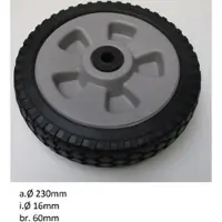 Unicraft Rad PG-E 60,80, 90 SEA Ø230/60x16