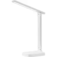 Avizar , LED-Schreibtischlampe 7 W klappbar mit 3 Farbtemperaturen, Weiß