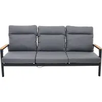 Siena Garden Cortina Sofa grau