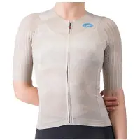 Castelli - Women's Aero Race 8S Jersey - Radtrikot Gr M grau