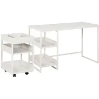 Momax Schreibtischset Wall Kaschmir inkl. Rollcontainer