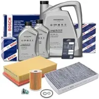 BESTPRICE Inspektionspaket Set A + 7l 0W-20 Motoröl [Hersteller-Nr. 41662383] für Mercedes-Benz