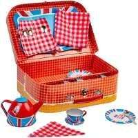 Bigjigs London Teeservice-Spielset, 24-teilig.