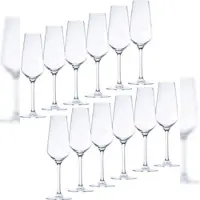 Arcoroc Vina Juliette Sektglas 23cl | Geeicht 0,1L | 12er Partybox | Gastronomie-Qualität