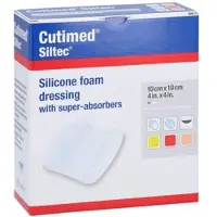ACA Müller/ADAG Pharma Cutimed Siltec Schaumverb.10x10 cm Nicht Haftend 10 ST