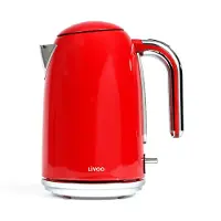 Livoo Wasserkocher 1.7l 2200w rot DOD180R
