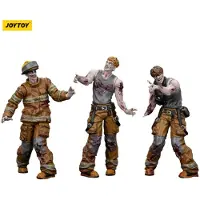 Joy toy Zombie Dark Source Actionfiguren 3er-Pack Feuerwehrleute 8 cm