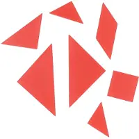 Albatros Hengelsport Tangram Spielzeug transparent 84-teilig Lernspiel