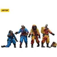 Joy toy Zombie Dark Source Actionfiguren 4er-Pack Biochemical Lab Team 8 cm