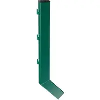 MR-Zaun Stacheldrahthalter Grün für Doppelstabmattenzaun, 45° abgewinkelt (490 mm), Moosgrün
