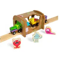 Bigjigs Monster-Tunnel aus Holz