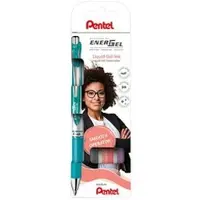 Pentel Gel-Tintenroller EnerGel XmRT Liquid, 4er Set