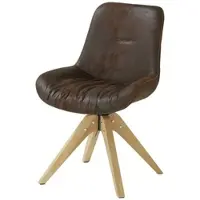 Möbel Kraft Drehsessel ¦ braun ¦ Maße (cm): B: 55 H: 84 T: 60.0