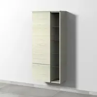 Sanipa Stauraumschrank „3way“ 600 × 1360 × 345 mm Anschlag links, in White Oak, Anschlag links