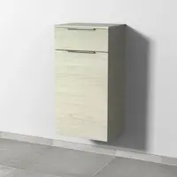 Sanipa Mittelschrank „3way“ 450 × 850 × 345 mm in White Oak
