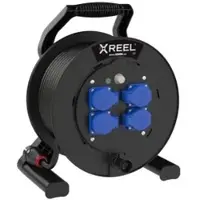 Pce 9350015-p Kabeltrommel XREEL 310 4xSSD nat 40m 3G1,5 H07RN-F schwarz BA K2 IP54 9350015p